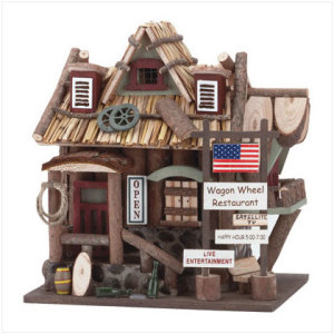 32187 WAGON WHEEL RESTAURANT BIRDHOUSE