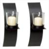 39066: Mod-Art Candle Sconce Duo